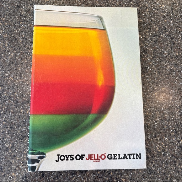 Jello Other - Joys of Jell-O Brand Gelatin Cookbook 1981 General Foods 1st Edition Spiral